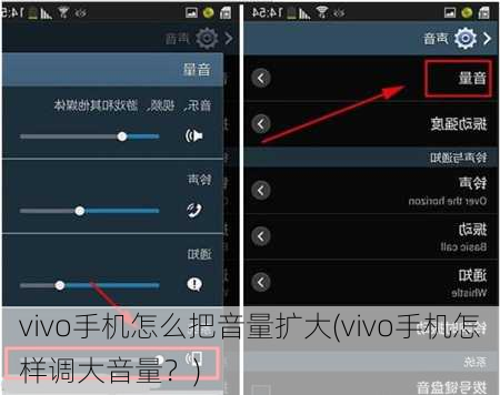 vivo手机怎么把音量扩大(vivo手机怎样调大音量？)