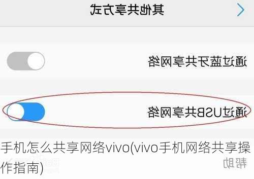 手机怎么共享网络vivo(vivo手机网络共享操作指南)