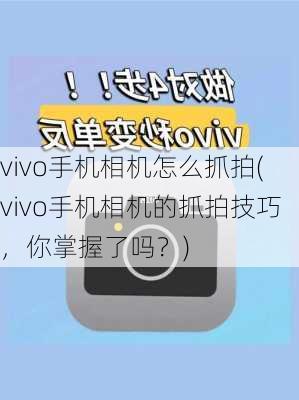 vivo手机相机怎么抓拍(vivo手机相机的抓拍技巧，你掌握了吗？)