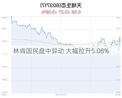 林肯国民盘中异动 大幅拉升5.08%