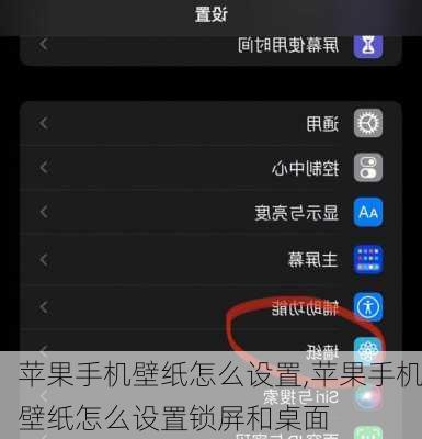苹果手机壁纸怎么设置,苹果手机壁纸怎么设置锁屏和桌面