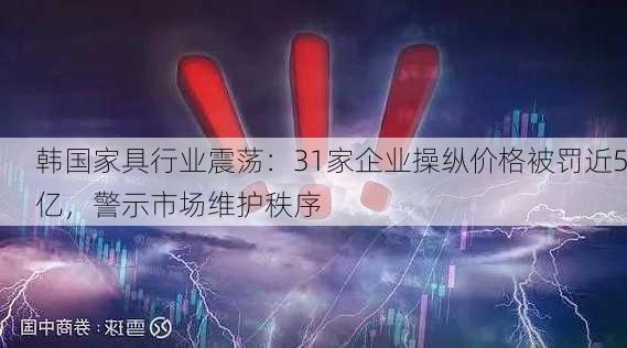 韩国家具行业震荡：31家企业操纵价格被罚近5亿，警示市场维护秩序