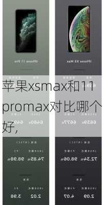 苹果xsmax和11promax对比哪个好,