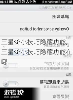 三星s8小技巧隐藏功能,三星s8小技巧隐藏功能在哪
