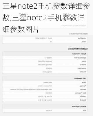 三星note2手机参数详细参数,三星note2手机参数详细参数图片