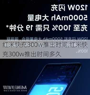 红米快充300w推出时间,红米快充300w推出时间多久