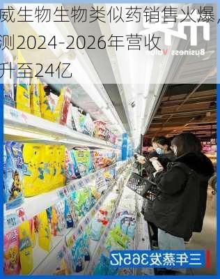 迈威生物生物类似药销售火爆，预测2024-2026年营收飙升至24亿