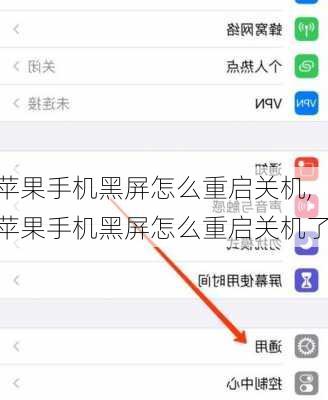 苹果手机黑屏怎么重启关机,苹果手机黑屏怎么重启关机了