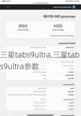 三星tabs9ultra,三星tabs9ultra参数