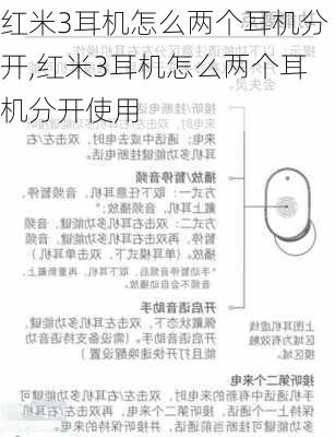 红米3耳机怎么两个耳机分开,红米3耳机怎么两个耳机分开使用