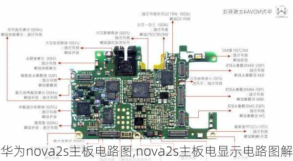 华为nova2s主板电路图,nova2s主板电显示电路图解