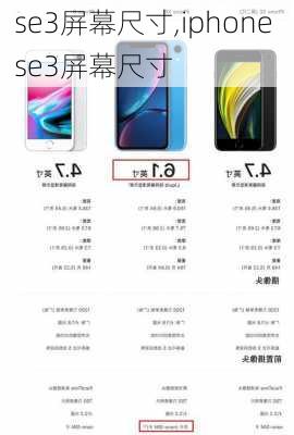 se3屏幕尺寸,iphone se3屏幕尺寸