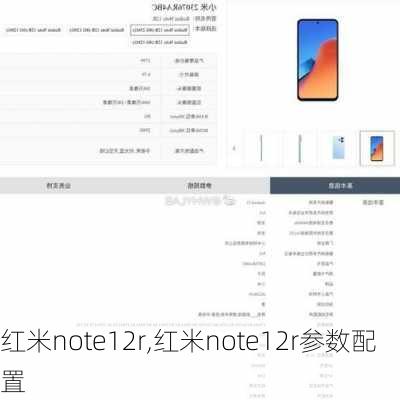 红米note12r,红米note12r参数配置