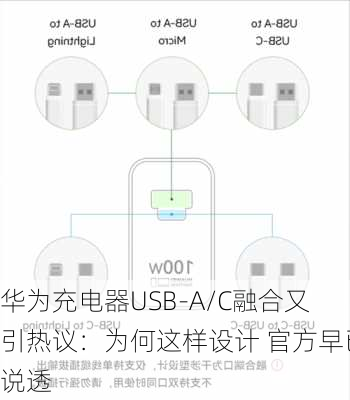 华为充电器USB-A/C融合又引热议：为何这样设计 官方早已说透