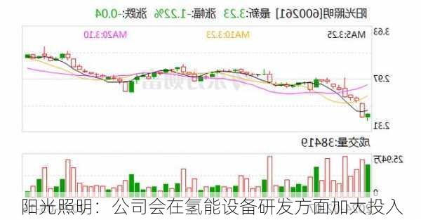 阳光照明：公司会在氢能设备研发方面加大投入