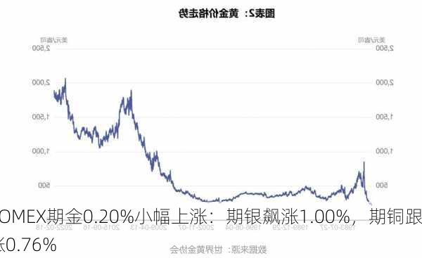 COMEX期金0.20%小幅上涨：期银飙涨1.00%，期铜跟涨0.76%