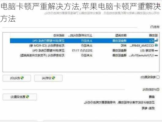 电脑卡顿严重解决方法,苹果电脑卡顿严重解决方法