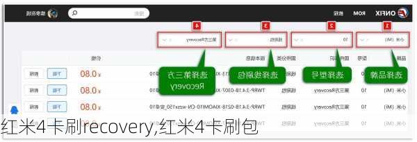 红米4卡刷recovery,红米4卡刷包