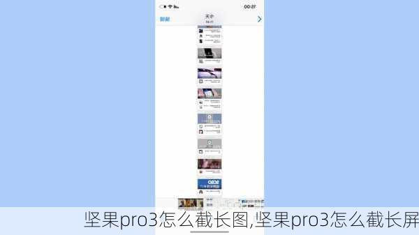 坚果pro3怎么截长图,坚果pro3怎么截长屏