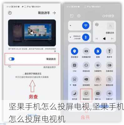 坚果手机怎么投屏电视,坚果手机怎么投屏电视机