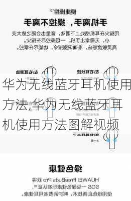 华为无线蓝牙耳机使用方法,华为无线蓝牙耳机使用方法图解视频