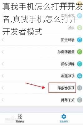 真我手机怎么打开开发者,真我手机怎么打开开发者模式