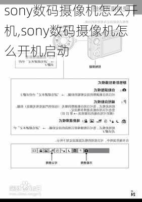 sony数码摄像机怎么开机,sony数码摄像机怎么开机启动