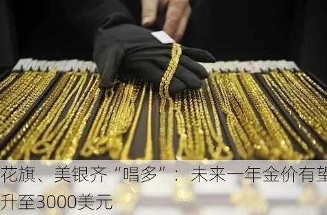 花旗、美银齐“唱多”：未来一年金价有望升至3000美元