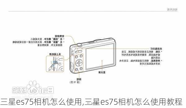 三星es75相机怎么使用,三星es75相机怎么使用教程