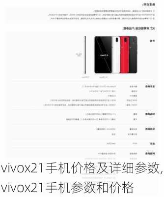 vivox21手机价格及详细参数,vivox21手机参数和价格