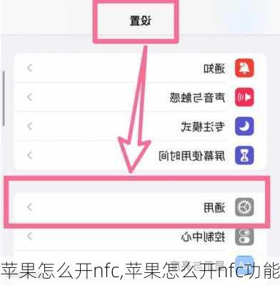 苹果怎么开nfc,苹果怎么开nfc功能