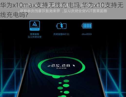 华为x10max支持无线充电吗,华为x10支持无线充电吗?