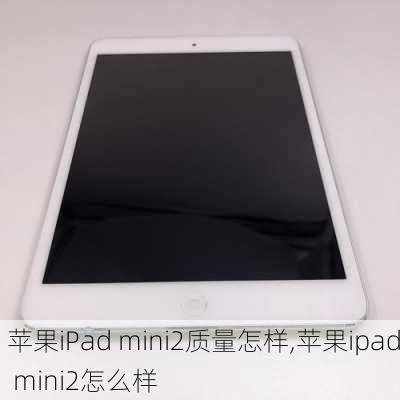 苹果iPad mini2质量怎样,苹果ipad mini2怎么样