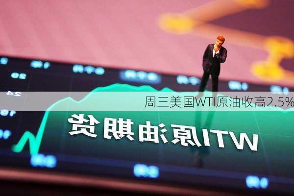 周三美国WTI原油收高2.5%