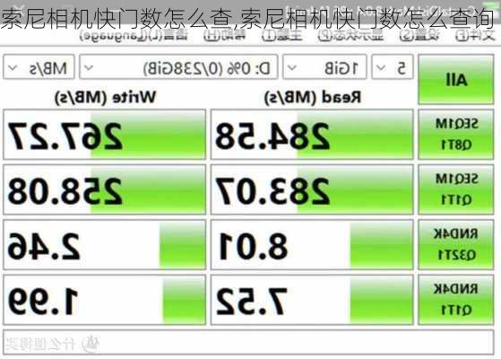 索尼相机快门数怎么查,索尼相机快门数怎么查询