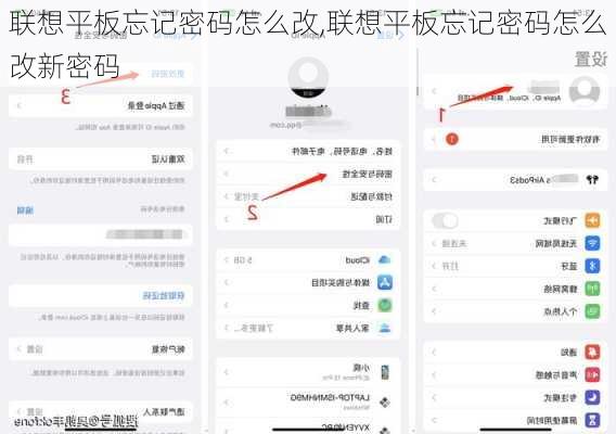 联想平板忘记密码怎么改,联想平板忘记密码怎么改新密码