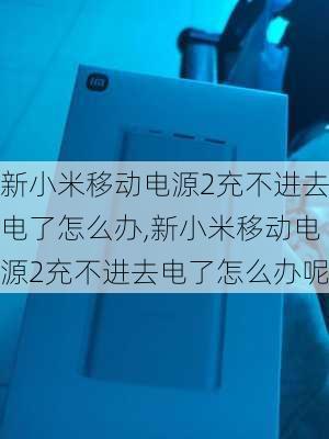 新小米移动电源2充不进去电了怎么办,新小米移动电源2充不进去电了怎么办呢