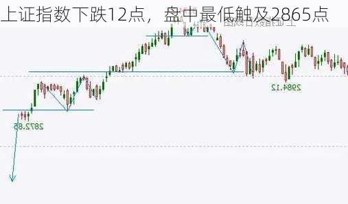 上证指数下跌12点，盘中最低触及2865点