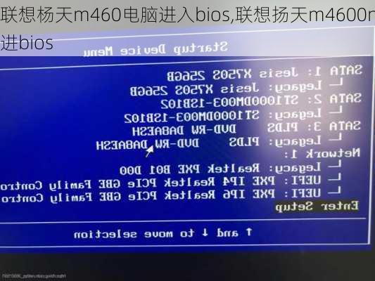 联想杨天m460电脑进入bios,联想扬天m4600n进bios