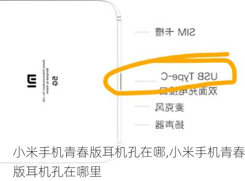 小米手机青春版耳机孔在哪,小米手机青春版耳机孔在哪里