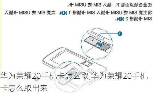 华为荣耀20手机卡怎么取,华为荣耀20手机卡怎么取出来