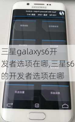 三星galaxys6开发者选项在哪,三星s6的开发者选项在哪