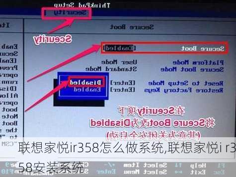 联想家悦ir358怎么做系统,联想家悦i r358安装系统