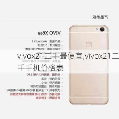 vivox21二手最便宜,vivox21二手手机价格表