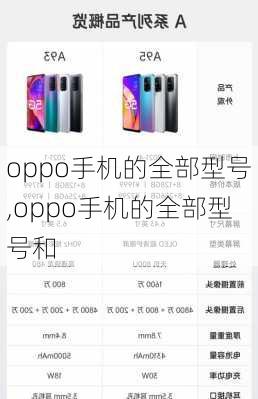 oppo手机的全部型号,oppo手机的全部型号和