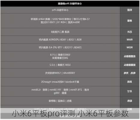 小米6平板pro评测,小米6平板参数