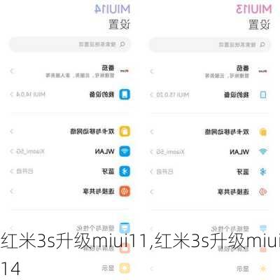 红米3s升级miui11,红米3s升级miui14