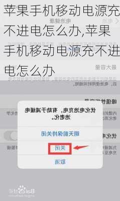 苹果手机移动电源充不进电怎么办,苹果手机移动电源充不进电怎么办