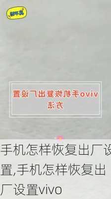 手机怎样恢复出厂设置,手机怎样恢复出厂设置vivo