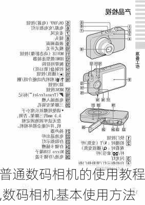 普通数码相机的使用教程,数码相机基本使用方法